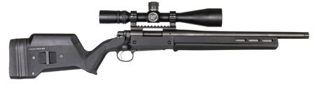 Magpul MAG495-BLK Hunter 700 Stock Fixed with Aluminum Bedding & Adjustable Comb Black Synthetic for Remington 700 SA