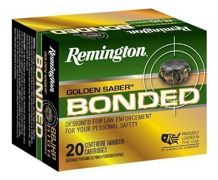 Remington Golden Saber 45 ACP 230gr Bonded Brass Jacketed Hollow Point ammunition