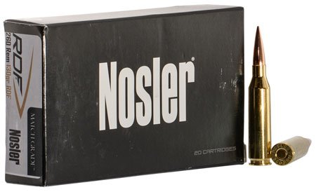 Nosler Match Grade RDF .260 Rem 130-gr RDF Hollow Point Boat Tail ammunition