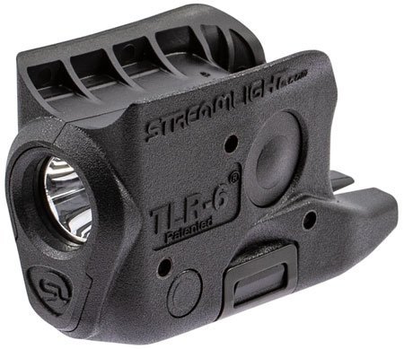 Streamlight 69280 TLR-6 Weapon Light Fits Glock 42/43 100 Lumens Output White LED Light 89 Meters Beam Trigger Guard Mount Matte Black Polymer