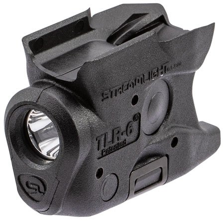 Streamlight 69283 TLR-6 Weapon Light S&W M&P Shield 100 Lumens Output White LED Light 89 Meters Beam Trigger Guard Mount Matte Black Polymer