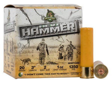 HEVI-SHOT HEVI-Hammer 20GA 3in 1oz #2 shot ammunition