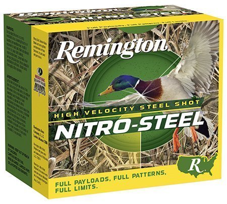 Remington Nitro-Steel 12 Gauge 3-inch 1-1/4 oz #3 zinc-plated steel shot shells