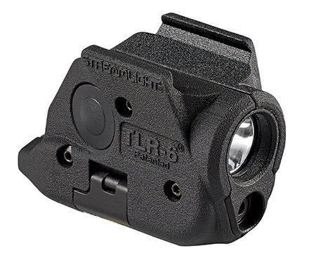 Streamlight 69287 TLR-6 Weapon Light w/Laser Springfield Hellcat 100 Lumens Output White LED Light Red Laser 89 Meters Beam Rail Grip Clamp Mount Black Anodized Polymer