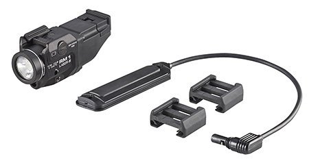 Streamlight 69445 TLR RM 1 Weapon Light w/Laser 140/500 Lumens Output White LED Light Red Laser 140 Meters Beam Picatinny Rail Mount Black Anodized Aluminum