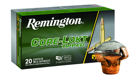 Remington Core-Lokt Tipped .30-06 Springfield 180-grain polymer tip ammunition
