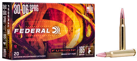 Federal Fusion .30-06 Springfield 165-grain Fusion Soft Point ammunition
