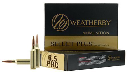 Weatherby Select Plus 6.5 PRC 130-grain polymer-tipped Scirocco ammunition