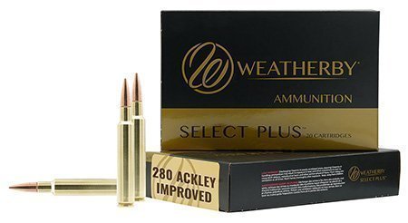 Weatherby Hammer Custom .280 Ackley Improved 139-grain Jacketed Hollow Point ammunition