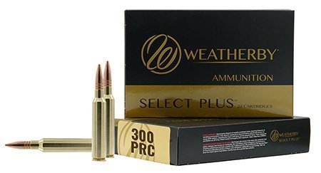 Weatherby Select Plus .300 PRC rifle ammunition 20-count box