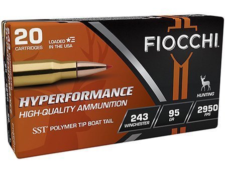 Fiocchi Extrema .243 Win 95-grain SST polymer-tip ammunition