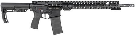Patriot Ordnance Factory 00856 Renegade + 5.56x45mm NATO 16.50" 30+1 Black Hard Coat Anodized Black Nitride 6 Position MFT Stock Black Polymer Grip