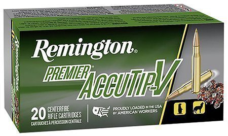 Remington Premier AccuTip-V .243 Winchester 75-grain polymer-tipped ammunition
