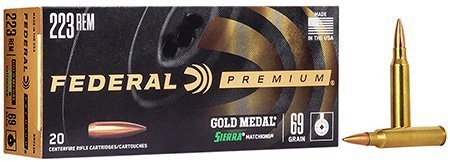 Federal Gold Medal .308 Win 175-grain Sierra MatchKing BTHP ammunition