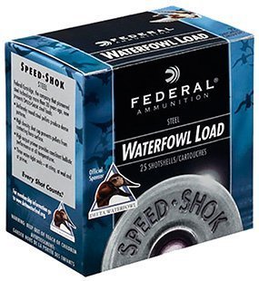 Federal Speed-Shok 10 Gauge 3.5in 1 1/2oz #2 Steel shot shells