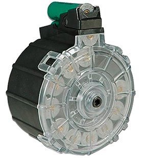 ProMag SAIA7 Standard Black Drum 12rd 12 Gauge for Saiga with 2.75" Chamber