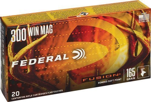 Federal Fusion 300 Win Mag 165-grain Fusion Soft Point ammunition