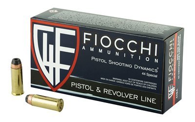 Fiocchi 44 Special 200 Grain Semi-Jacketed Hollow Point (SJHP) ammunition