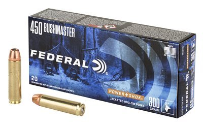 Federal Power-Shok .450 Bushmaster 300-grain SP/JHP ammunition
