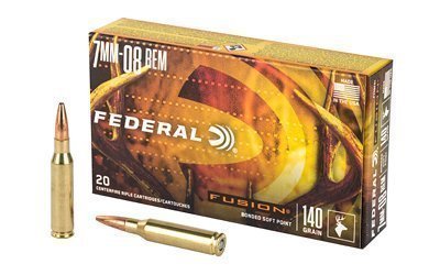 Federal Fusion 7mm-08 Rem 140-grain Fusion soft point ammunition