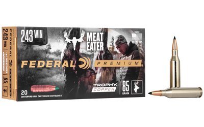 Federal Premium Trophy Copper .243 Winchester 85-grain 20rd ammunition