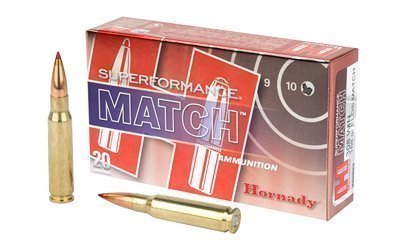 Hornady Superformance Match .308 Win 168-grain ELD Match ammunition
