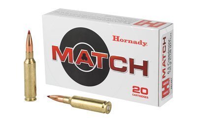 Hornady Match 6.5 Creedmoor 120-grain ELD Match ammunition 20rd
