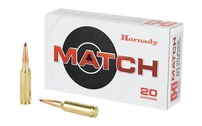 Hornady Match .224 Valkyrie 88-grain ELD Match polymer tipped ammunition 20rd
