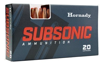 Hornady Subsonic .45 ACP 230-grain XTP jacketed hollow point ammunition