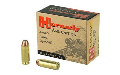 Hornady Custom 10mm Auto XTP jacketed hollow point ammunition