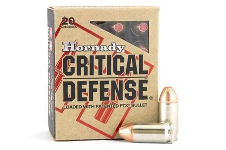 Hornady Critical Defense .45 Colt 185-grain FTX polymer-tipped ammunition