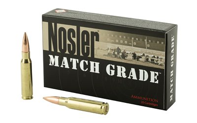 Nosler Match Grade .308 Win 168-grain CC HPBT ammunition box