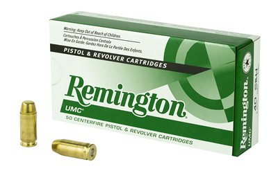 Remington UMC .40 S&W 165-grain FMJ ammunition 50rd box