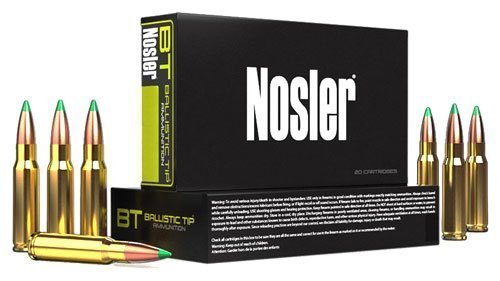 Nosler Ballistic Tip 30-06 Springfield 180-grain polymer tip (BTSP) ammunition