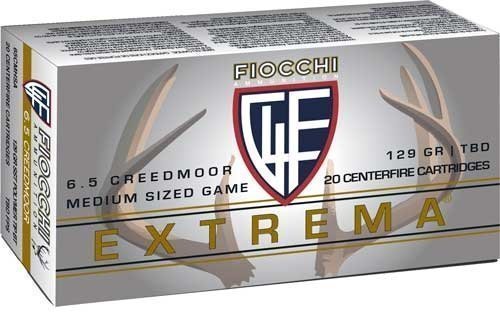 Fiocchi Hyperformance 6.5 Creedmoor 129-grain Super Shock Tip ammunition 20 ct
