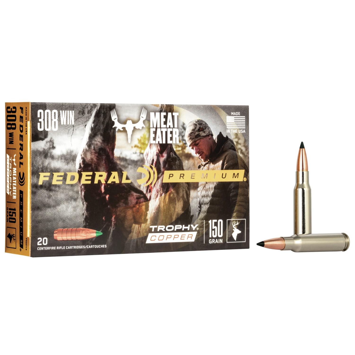 Federal Premium Trophy Copper .308 Win 150-grain ammunition