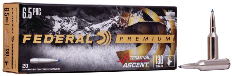 Federal Premium Terminal Ascent 6.5 PRC 130-grain polymer-tipped ammunition