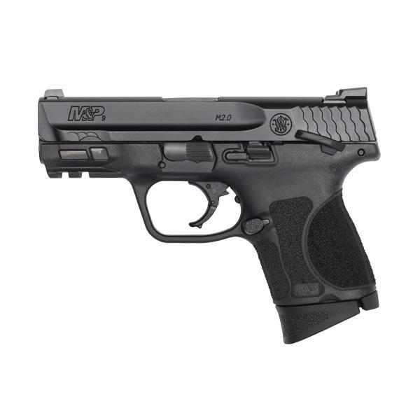Smith & Wesson M&P9 M2.0 Subcompact Handgun 9mm 10rd Magazine 3.6" Barrel Black Grip Thumb Safety MA Compliant
