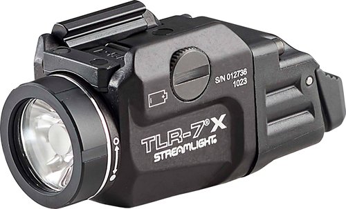 Streamlight 69424 TLR-7 A Weapon Light 500 Lumens Output White LED Light 140 Meters Beam Black Anodized Aluminum