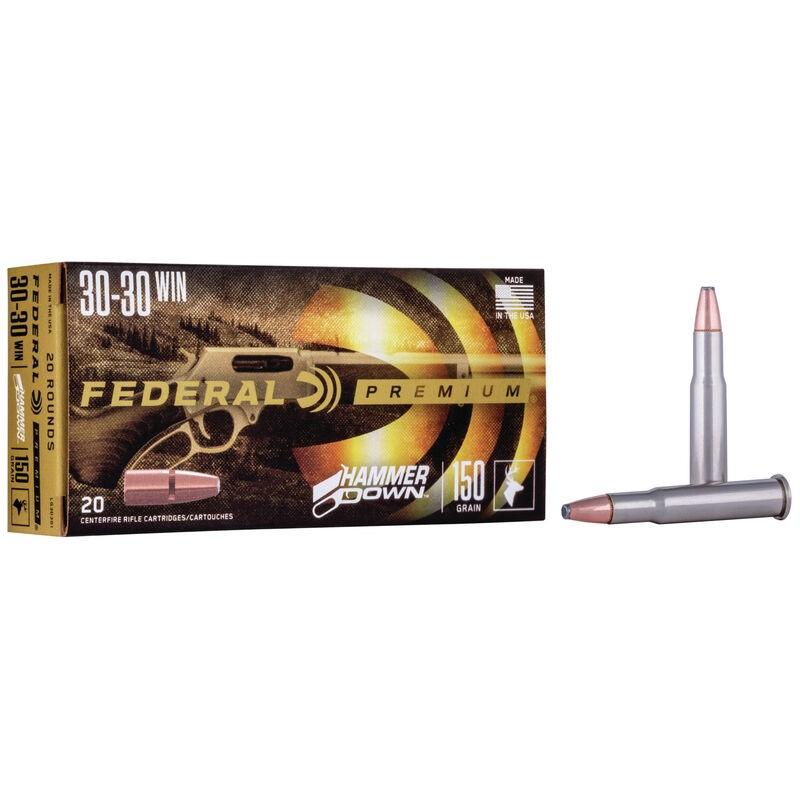 Federal HammerDown 30-30 Win 150-grain Bonded Soft Point ammunition