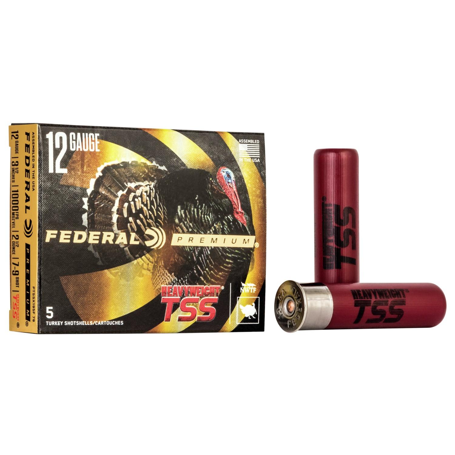 Federal Premium Heavyweight TSS 12 Gauge 3.5in 2.5oz #7 & #9 shotshell