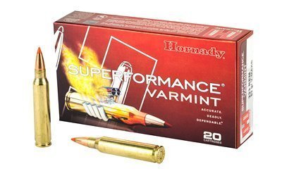 Hornady Superformance Varmint .223 Rem 53-grain V-MAX polymer tip ammunition
