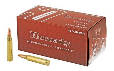 Hornady Custom 223 Rem 55-grain FMJ Boat Tail ammunition