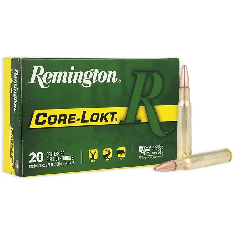 Remington Core-Lokt .30-06 Springfield 180-grain Pointed Soft Point ammunition