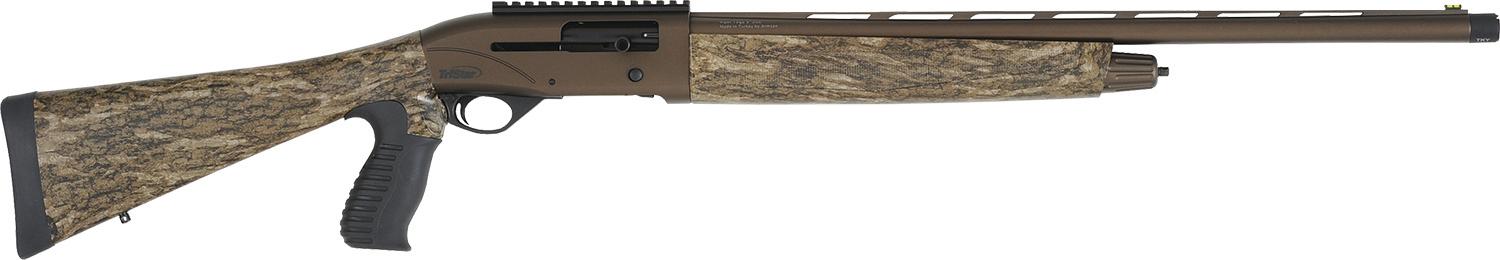 TriStar 24151 Viper G2 Turkey 12 Gauge 3" 5+1 24" Barrel, Bronze Cerakote Receiver, Mossy Oak Bottomland Fixed Pistol Grip Stock, Includes 4 MobilChoke
