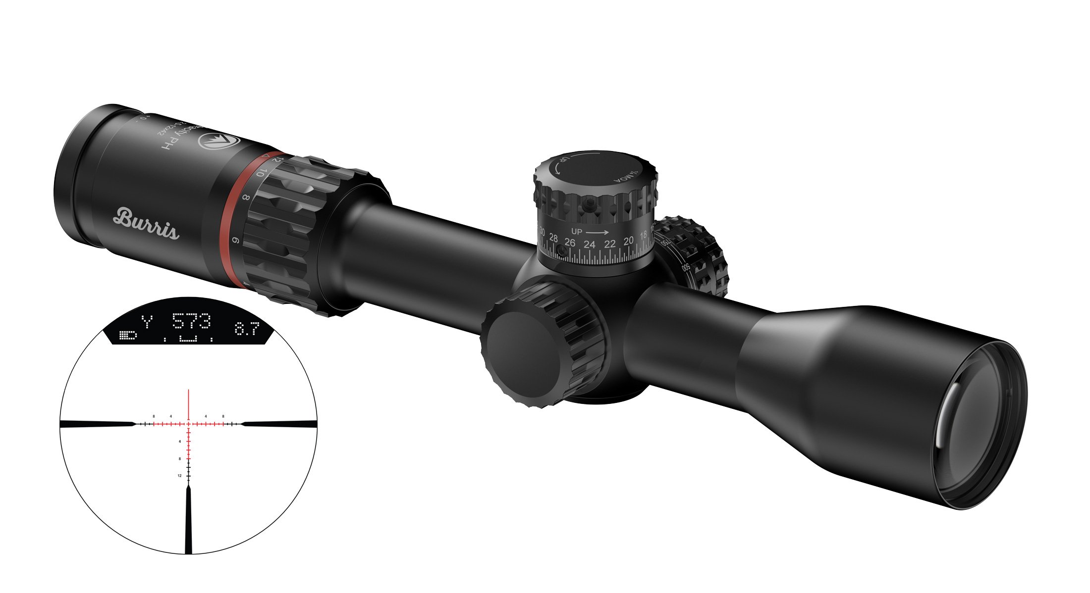 Burris Veracity PH 2.5-12x42 FFP riflescope illuminated 3PW Wind MOA