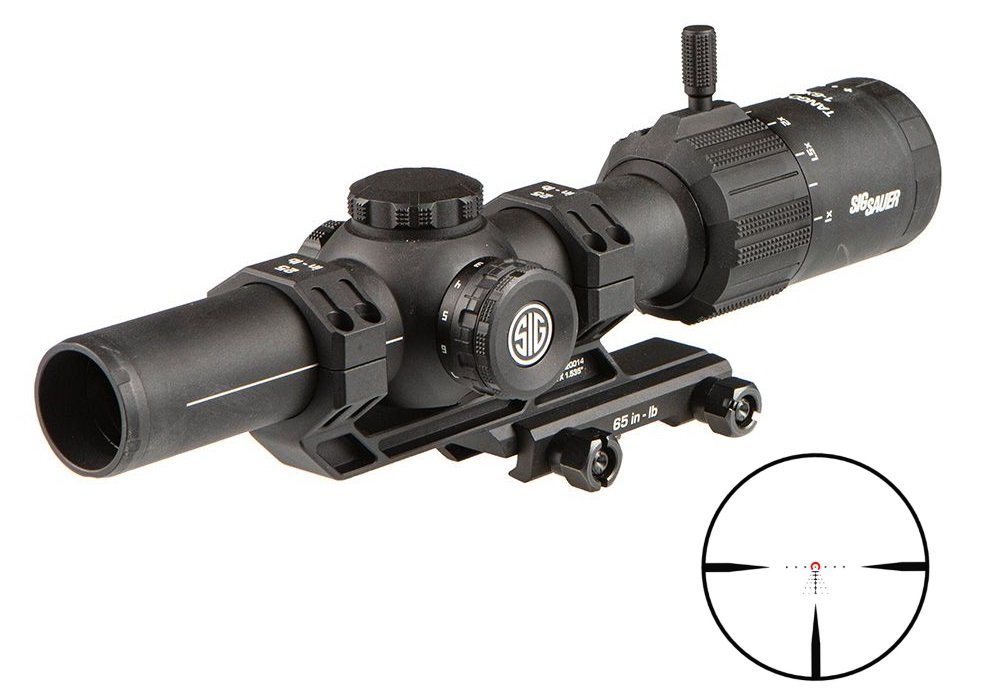 Sig Sauer Tango-MSR 1-6x24 LPVO rifle scope illuminated BDC6