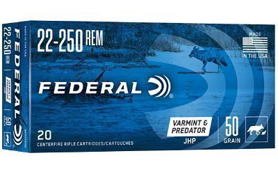 Federal American Eagle .22-250 Remington 50-grain Jacketed Hollow Point ammunition