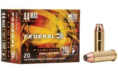 Federal Fusion 44 Rem Mag 240-grain Fusion Soft Point ammunition