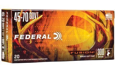 Federal Fusion 45-70 Government 300-grain Fusion Soft Point ammunition